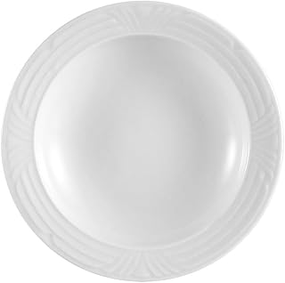 CAC China CRO-32 Corona 4-1/2-Inch 3.5-Ounce Super White Porcelain Fruit Bowl, Box of 36