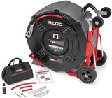 RIDGID 66593 FlexShaft® K9-306 Drain Cleaning Machine for 3” to 6” Pipes, Includes 125' 3/8" Cable and Kit, 1.5 HP Motor with I-Clutch™ Technology