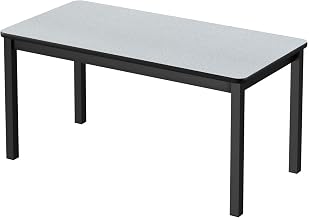 Correll Rectangular Laminate Library Table with Gray Granite Finish LR3072TF-15