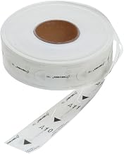 Turn-O-Matic T80 White 3 Digit Take a Number Tickets for D80 Ticket Dispenser - 3000 / Roll
