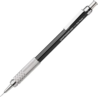 Pentel Graph Gear 500 Mechanical Pencils-Graphgear 500 Pencils, Refillable, .5mm, Black 25 pk