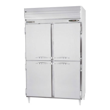 Beverage-Air P Series - Top Mount - Pass Thru Refrigerator - Two Section - Half Solid Doors by Beverage Air – Model PRD2HC-1AHS