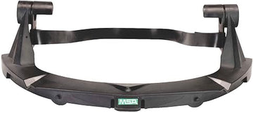 MSA 10116627 V-Gard Frame - General Purpose Applications - Heavy Duty, Fits Full-Brim Hard Hats, Black, High Density Polyethylene (HDPE), Durable & Replaceable Safety Helmet Accessory/Attachment