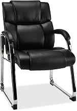 Alera Alera Hildred Series Guest Chair, 25" x 28.94" x 37.8", Black Seat, Black Back, Chrome Base