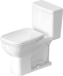 Duravit 113010001 D-Code One-Piece Toilet, White Finish