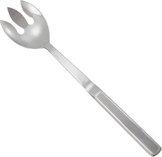 Winco 11 3/4" Notched Stainless Steel Serving Spoon | Catering service, Great for Cooking, Buffet Service, Food Preparation and Serving