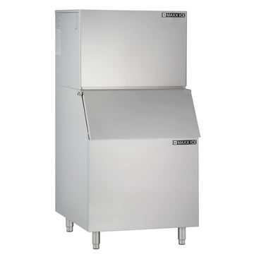 MIM450 Modular Ice Maker with Bin by Maxx Ice – 450 pounds, Stainless Steel, Model MIM452B