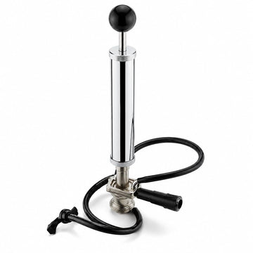 8 Inch Party Pump Keg Tap by Glownary – 8 inches, Stainless Steel, Black, Model 554beerpump8