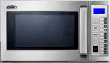 Summit 21” Microwave by Summit Appliance – 0.9 cubic_feet, Stainless Steel, Stainless-Steel, Model SCM1000SS