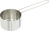 Winco 6" 1-1/4 Cup Stainless Steel Measuring Cup with Wire Handle | Graduated measurements, Stackable design, For liquid and dry ingredients, baking and commercial food prep
