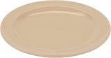 G.E.T. DP-506-T-EC Melamine Round Appetizer Plates, 6.5", Tan (Set of 4)