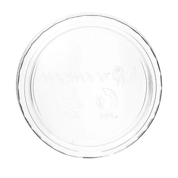 PLA Portion Pot Lid (fits 2 - 4oz pots) - 2000/Case by Vegware – Model CF736