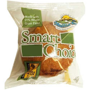 Smart Choice Banana Muffins by Muffin Town – 72 Count (Pack of 1), Pack of 72