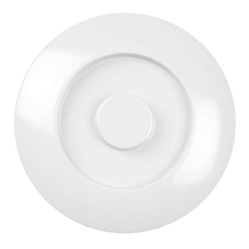 Nustone white melamine dinnerware collection 8 1/4" tortilla/deep divided server (s) lid only by Thunder Group – Melamine, White, Model NS608CW