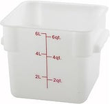 Winco - PESC-6-6 qt Food Storage Container