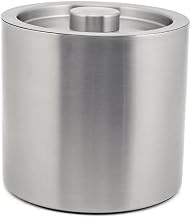 Front of the House RIB024BSS21_ 3 Quart SS Ice Bucket, Diameter 7.5", 7.5" L x 7.5" W x 7" H, Brushed (Pack of 4)