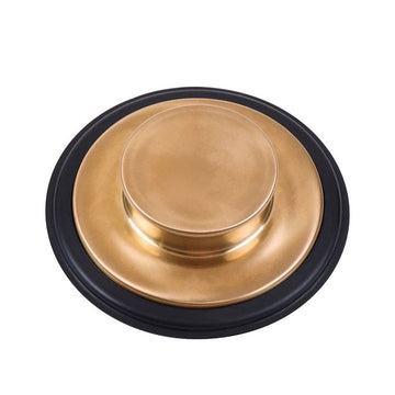 InSinkErator STP Kitchen Sink Disposal Stopper – Metal, Brushed Bronze, Model STP-BB