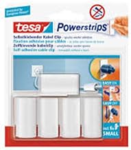 tesa Powerstrips Cable Clip White (Pack of 5)