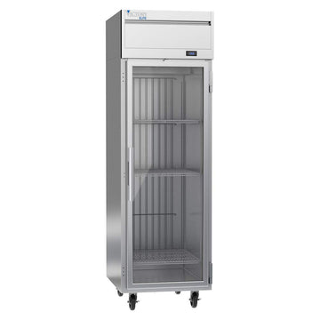Elite VEFSA-1D-GD-HC Single Section Freezer with Glass Door by VICTORY – Commercial Grade