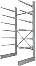 Global Industrial Single Sided Heavy Duty Cantilever Rack Starter, 2" Lip, 72" Wx58 Dx144 H