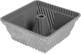 Nordic Ware 10 Cup Cast Aluminum Square Nonstick Bundt Pan - 9 1/2" L x 8 1/2" W x 4" D