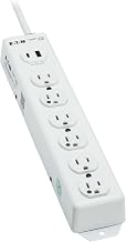 TRIPP LITE Eaton Medical Hospital Power Strip with 2 USB Charging Ports, 6 Outlets + 15ft Cord, UL 1363 Certified Power Strip, Wall & Under-Desk Mount, Lifetime Manufacturer's Warranty (PS-615-HGUSB)