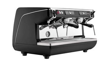 Appia Semi-Auto 2 Group Espresso Machine Mappia5Sem02Nd by Nuova Simonelli – 31 inches x 22 inches x 21 inches, 11 liters, Stainless Steel, BLACK, Model MAPPI13SEM02ND0002