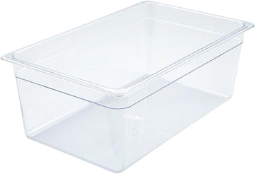 PC Food Pan by Winco – 8", 8.0 inches, Polycarbonate, Gray, Model SP7108