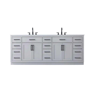 Alden Bathroom Vanity Grey by Lighting Design – Wood, Grey, Model 5608847