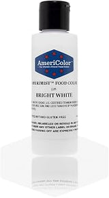 AmeriColor Airbrush Cake Decorating color, 5-Ounce, Amerimist Bright White