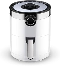MLL Air Fryer for Low Fat Healthy Fried Food with Rapid Air Circulation System with Adjustable Temperature Control and Timer,White