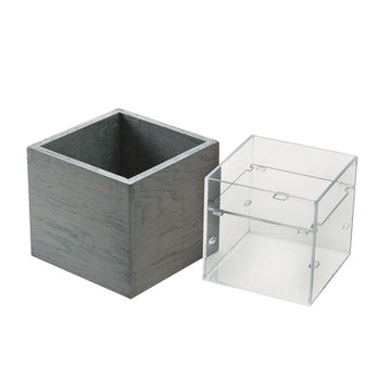 Ashwood Condiment Holder by CAL-MIL – Wood, Gray, Model 22096-83