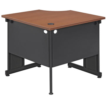 36" W Corner Desk - Cherry Finish Top by Global Industrial – 1, Laminate, Cherry, Model 240347CH