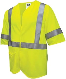 Radians SV97-M3VGMFR-M: Premium Mesh Modacrylic FR Class 2 Vest, Green Mesh - Medium