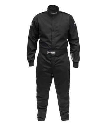 Racing Suit SFI 3.2A/1 S/L Black Large by Allstar Performance – Small, Black, Model ALL931014
