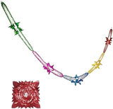 Christmas Foil Garland Metalic Ceiling Hanging Ornaments Garland Xmas Party Home for Festive Christmas