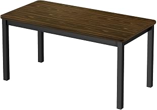 Correll Lab Table with Walnut and Black Finish LT3048-01-09-01