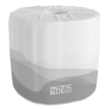 Pacific Blue Basic 2-Ply Embossed Toilet Paper (previously branded Envision) by Georgia-Pacific – (Pack of 1), Paper, White, Model 4005262