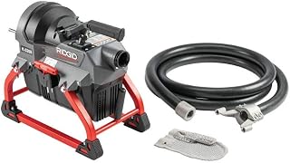RIDGID 61688 K-5208, 115V 60Hz Drain Cleaner Machine with Guide Hose
