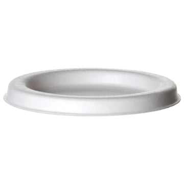 Compostable 2oz Molded Fiber Portion/Sample Cup Lids by ECO PRODUCTS – 2oz, 0.0 ounces, Molded Fiber, White, Pack of 2500