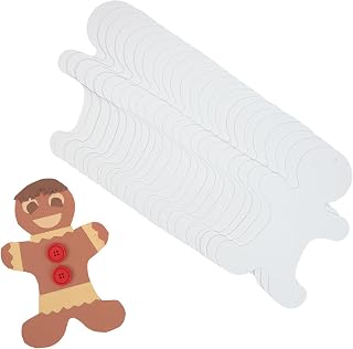 Colorations Decorate Your Own Paper Gingerbread People - Set of 24