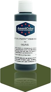 AmeriColor Olive, 4.5 Ounce Bottle, Soft Gel Paste Food Color
