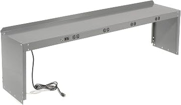 Global Industrial Power Riser 60" W x 15" D x 18" H, Gray