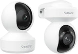 REOLINK 3K Indoor & 4K Outdoor Pan Tilt WiFi Security Camera Bundle, Auto Tracking Cameras with Person/Pet/Vehicle Detection, 3X Optical Zoom, WiFi 6, Dual-Band WiFi, Two-Way Audio, Local Storage