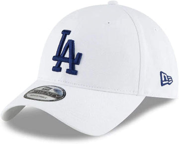 MLB Core Classic 9TWENTY Adjustable Hat Cap One Size Fits All (Los Angeles Dodgers White) by New Era – One Size, Cotton, Los Angeles Dodgers White, Model Mlb 9twenty