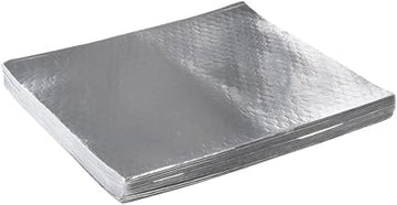 Bagcraft Papercon 300841 Foil/Paper Honeycomb Insulated Wrap, 16" Length x 14" Width, Silver (2 Packs of 500)