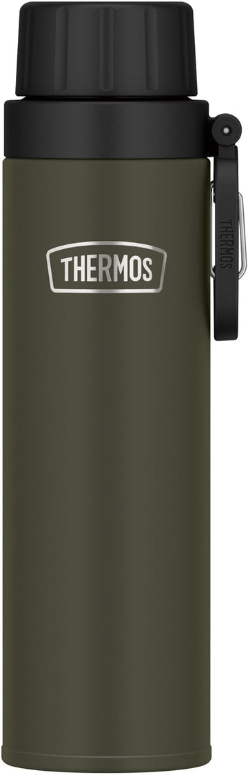 Outdoor Series Water Bottle by THERMOS – 16.9 Ounces, 0.5 liters, Stainless Steel, Khaki, Model RBAA-500 KKI