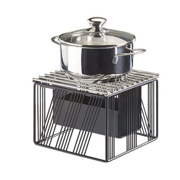 Portland Collection by CAL-MIL – Metal, Black/Silver, Model 4106-13