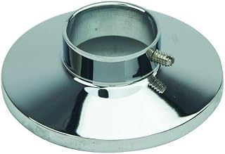 BrassCraft CB647 C 1/2" IPS Shallow Cast Brass Escutcheon with Set Screw in Chrome