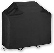 Gas Grill Cover for Cookshack PG500 2017-2025 148x61x122cm, Waterproof Heavy-Duty Outdoor Barbecue Cover, Anti-UV Rip-Resistant Material with Adjustable Straps & Drawstring